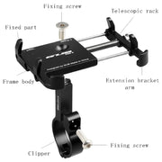 GUB PRO2 Aluminium Bicycle Phone Holder(Red)