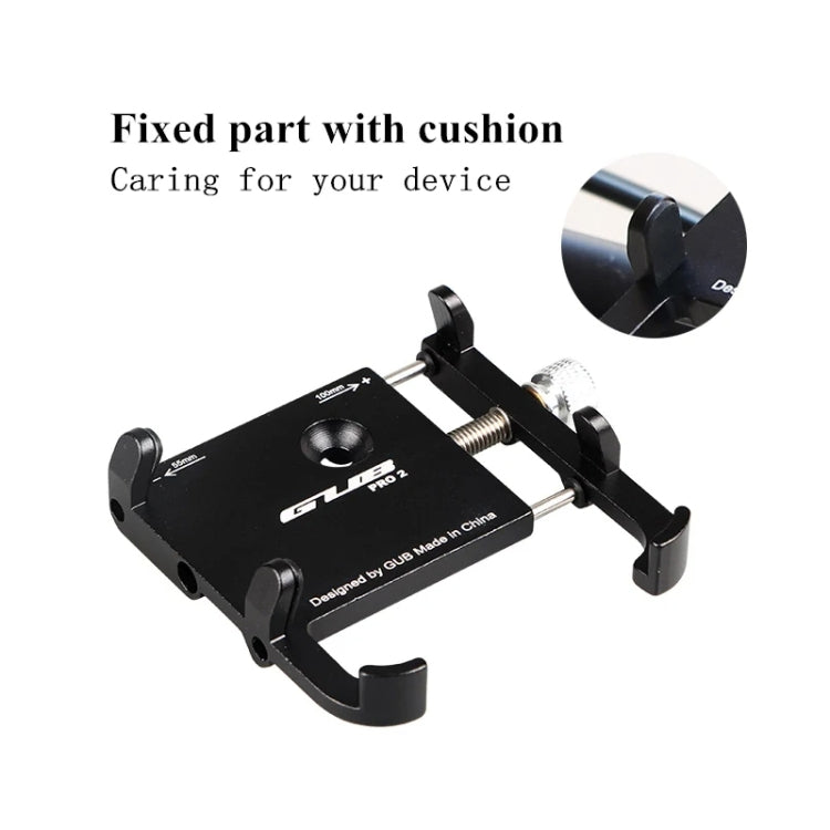 GUB PRO2 Aluminium Bicycle Phone Holder(Black) - free shipping - PMC Jewellery - Order now!