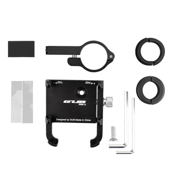 GUB PRO2 Aluminium Bicycle Phone Holder(Red)