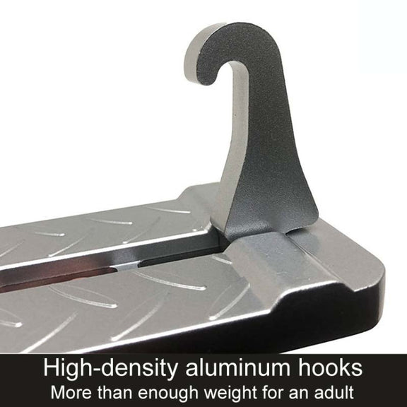 Car Extension Assisted Boarding Hooks Footrests(Black)