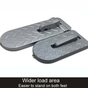 Car Extension Assisted Boarding Hooks Footrests(Silver)