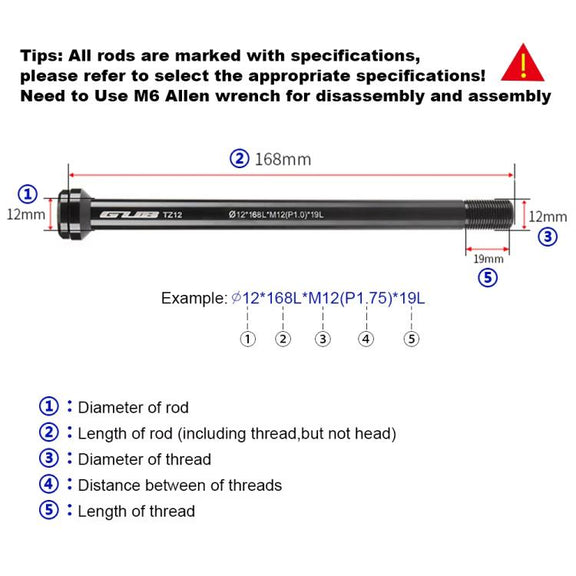 GUB TZ16 MTB Road Bicycle Frame Aluminium Bucket Axle Bar