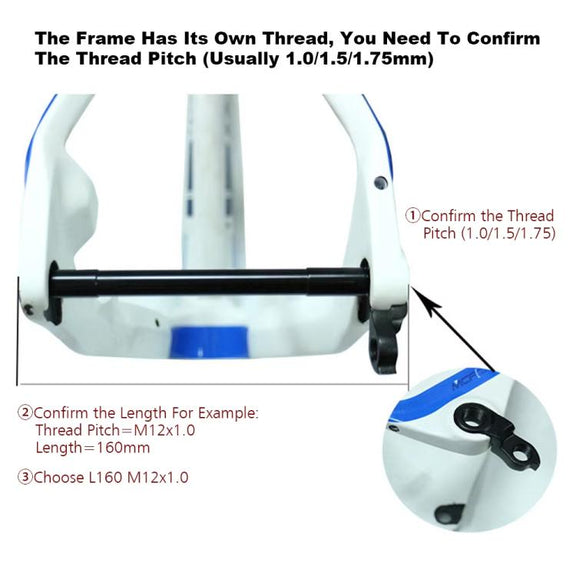 GUB TZ18 MTB Road Bicycle Frame Aluminium Bucket Axle Bar
