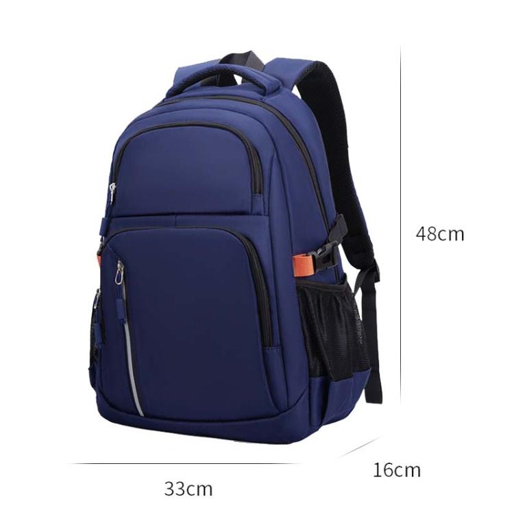 SKV B23344 Men Large Capacity Business Laptop Backpack Outdoor Traveling Double Shoulder Bag(Blue) - Backpack by SKV | Online Shopping South Africa | PMC Jewellery | Buy Now Pay Later Mobicred