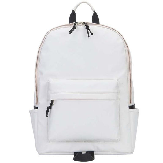 SKV SKV009 Outdoor Casual Double Shoulder Bag Large Capacity Laptop Backpack(White) - free shipping - PMC Jewellery - Order now!