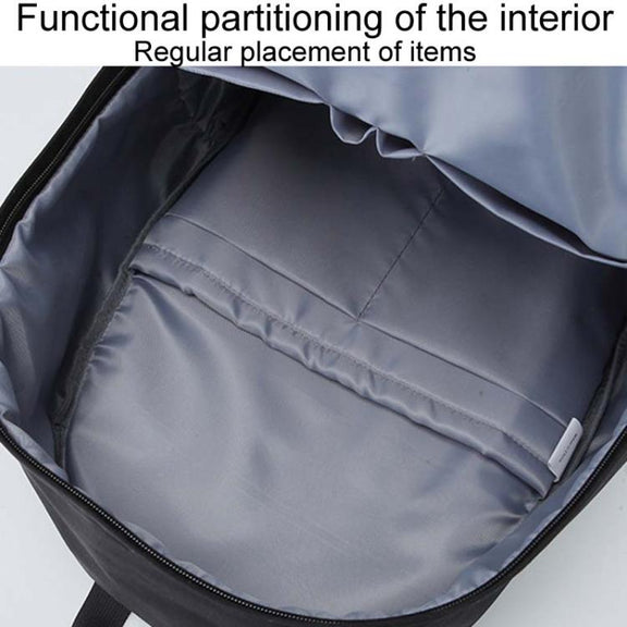 SKV SKV009 Outdoor Casual Double Shoulder Bag Large Capacity Laptop Backpack(White)