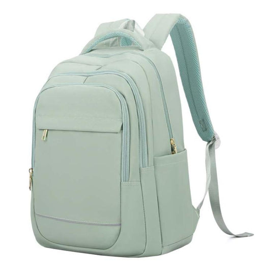 SKV B23874 Large Capacity Water Resistant Double Shoulder Casual Laptop Bag(Matcha Color) - free shipping - PMC Jewellery - Order now!