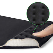 Rectangular Memory Foam Slow Rebound Wrist Breathable Mouse Pad(Black)