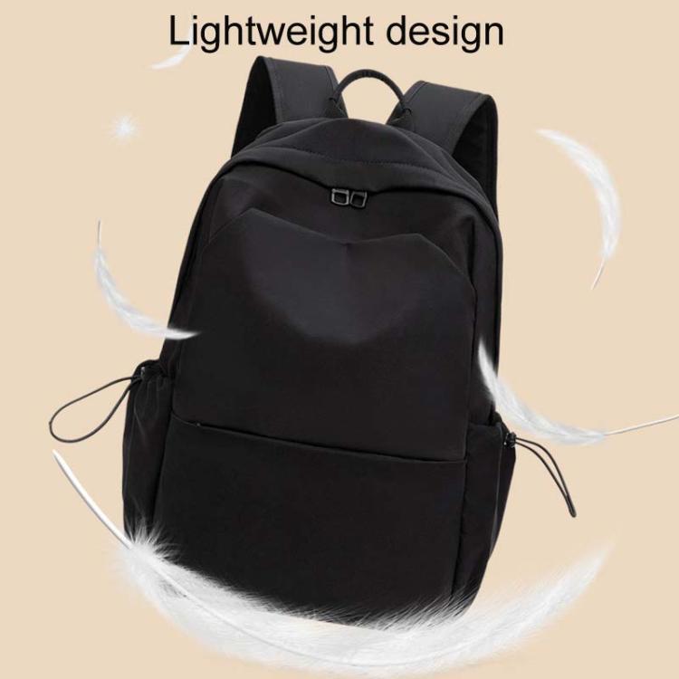 SKV B1530 Large Capacity Student School Bag Casual Double Shoulder Laptop Backpack(Black) - Backpack by SKV | Online Shopping South Africa | PMC Jewellery | Buy Now Pay Later Mobicred