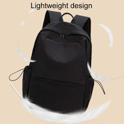SKV B1530 Large Capacity Student School Bag Casual Double Shoulder Laptop Backpack(Black) - Backpack by SKV | Online Shopping South Africa | PMC Jewellery | Buy Now Pay Later Mobicred