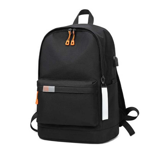 SKV B21071 Large Capacity Student School Bags Leisure Traveling Double Shoulder Laptop Backpack(Black) - free shipping - PMC Jewellery - Order now!