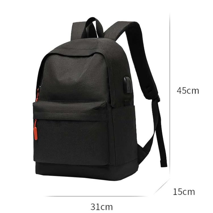SKV B20537 Lightweight Traveling Double Shoulder Bag Large Capacity Laptop Backpack(Light Gray) - Backpack by SKV | Online Shopping South Africa | PMC Jewellery | Buy Now Pay Later Mobicred