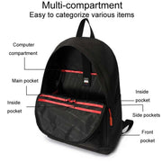 SKV B20537 Lightweight Traveling Double Shoulder Bag Large Capacity Laptop Backpack(Blue)