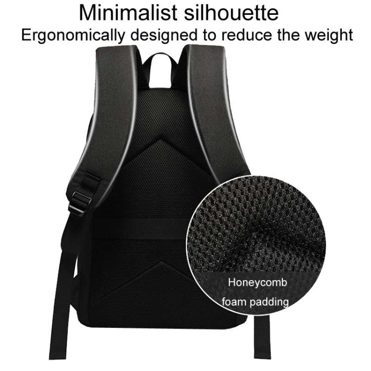 SKV B20537 Lightweight Traveling Double Shoulder Bag Large Capacity Laptop Backpack(Black) - free shipping - PMC Jewellery - Order now!