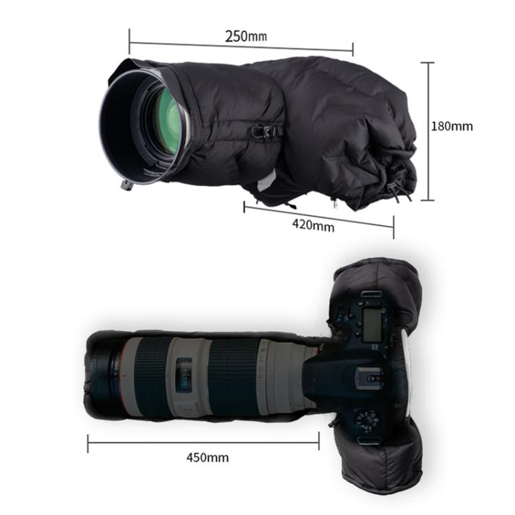 PGYTECH Camera Lens Warm Cold-proof Down Cover, Style: Regular