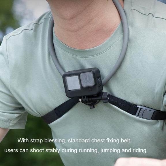 PGYTECH Sports Camera Neck Mount For Angled Shooting, Specifications: P-GM-153 Set