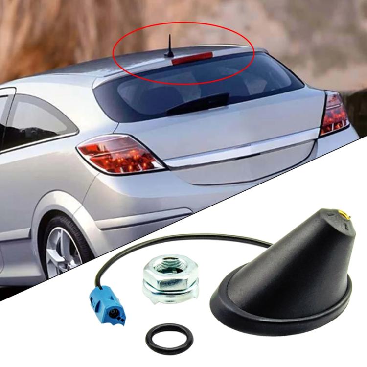 For Opel Car Modification Short Antenna Base Accessories(Black) - Aerials by PMC TechLife | Online Shopping South Africa | PMC TechLife | Buy Now Pay Later Mobicred