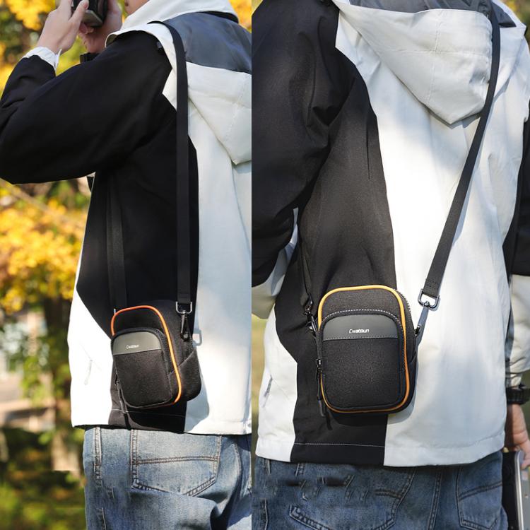 Cwatcun D168 Small Convenient Camera Bag Scratch-Resistant And Wear-Resistant Microslice Card Camera Pouch(Black) - free shipping - PMC TechLife - Order now!