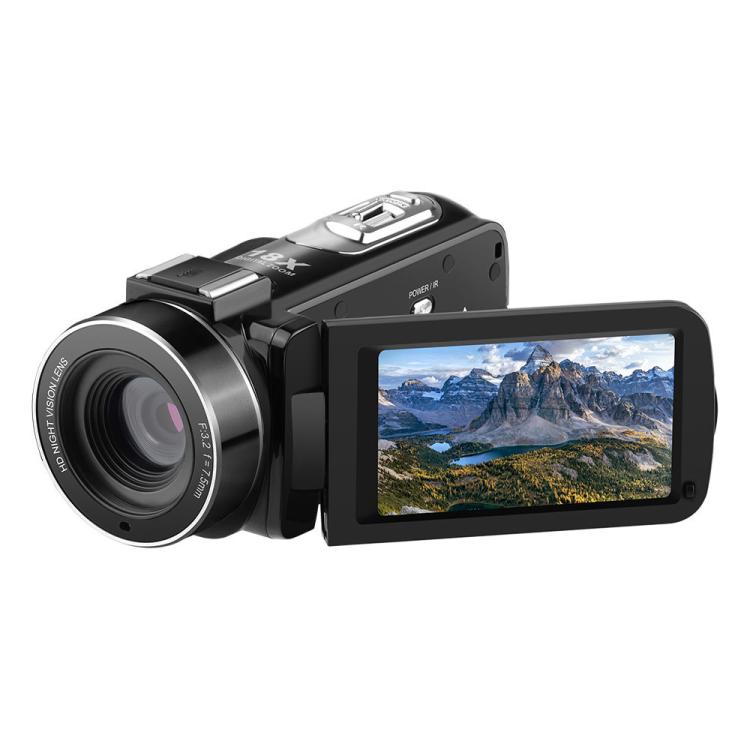 Ordro 1080P 30fps HD Night Vision Infrared Digital Camera(Black) - free shipping - PMC Jewellery - Order now!