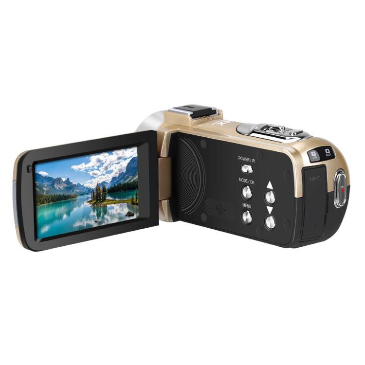 Ordro 1080P 30fps HD Night Vision Infrared Digital Camera(Gold) - free shipping - PMC Jewellery - Order now!