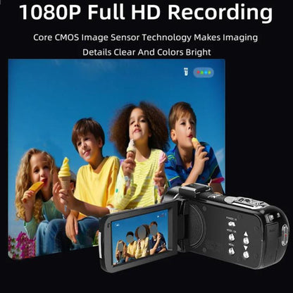 Ordro 1080P 30fps HD Night Vision Infrared Digital Camera(Black) - free shipping - PMC Jewellery - Order now!