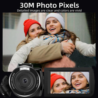 Ordro 1080P 30fps HD Night Vision Infrared Digital Camera(Black) - free shipping - PMC Jewellery - Order now!
