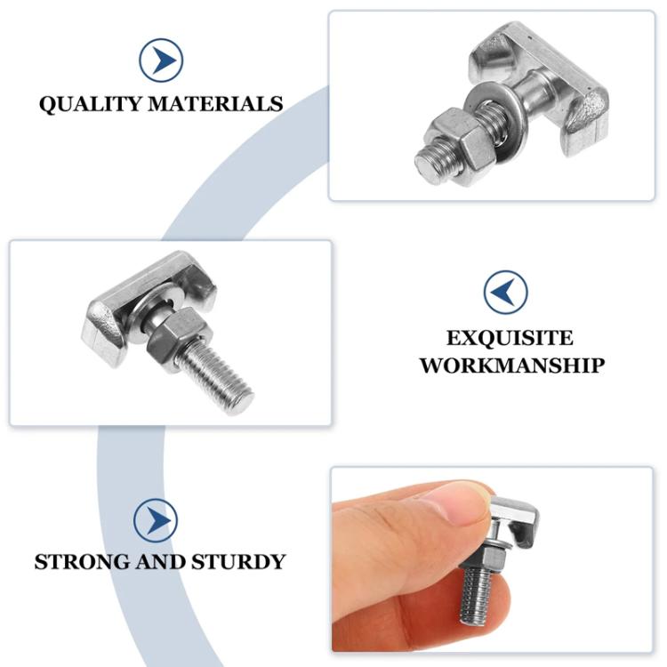2pcs / Set For Cadillac / Chevrolet / GMC / Saturn Car 304 Stainless Steel T-Bolt - Nuts & Bolts by PMc TechLife | Online Shopping South Africa | PMc TechLife | Buy Now Pay Later Mobicred