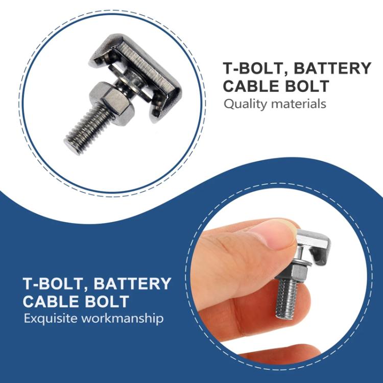 2pcs / Set For Cadillac / Chevrolet / GMC / Saturn Car 304 Stainless Steel T-Bolt - Nuts & Bolts by PMc TechLife | Online Shopping South Africa | PMc TechLife | Buy Now Pay Later Mobicred