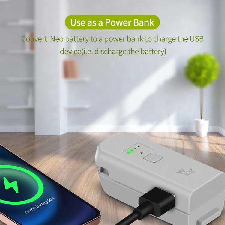 For DJI Neo Drone YX Battery Charger USB-C/Type-C Port Battery Manager(Gray) - free shipping - PMC Jewellery - Order now!