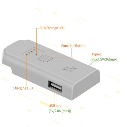 For DJI Neo Drone YX Battery Charger USB-C/Type-C Port Battery Manager(Gray) - free shipping - PMC Jewellery - Order now!