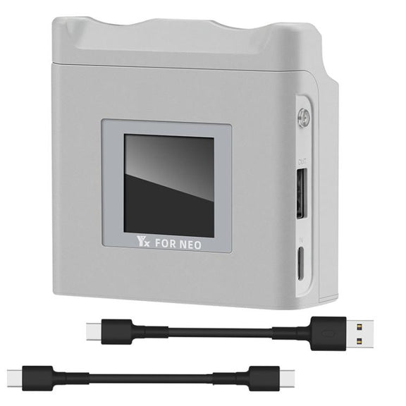 For DJI Neo Drone YX Color Screen Battery Charger Charge 2 Batteries(Gray)