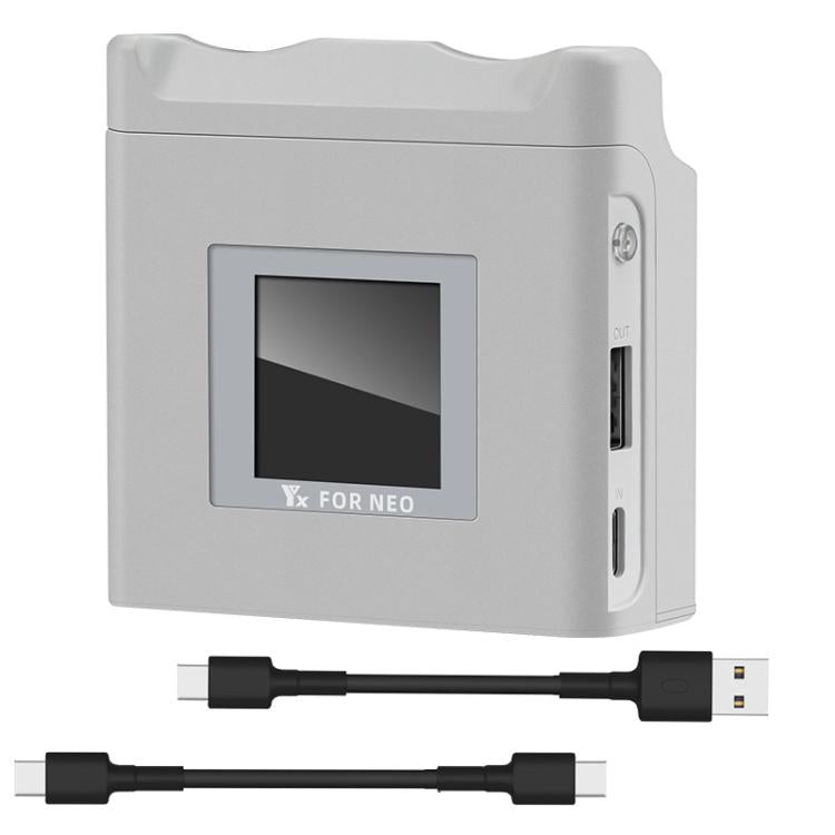 For DJI Neo Drone YX Color Screen Battery Charger Charge 2 Batteries(Gray)