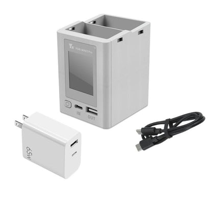 For DJI Mini 4 Pro / Mini 3 Pro / Mini 3 YX Color Screen Dual-way Charger Battery Manager  With 65W US Plug - free shipping - PMC Jewellery - Order now!