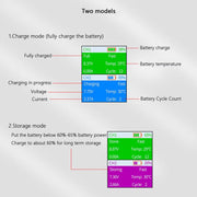 For DJI Mini 4 Pro / Mini 3 Pro / Mini 3 YX Color Screen Dual-way Charger Battery Manager With 65W EU Plug