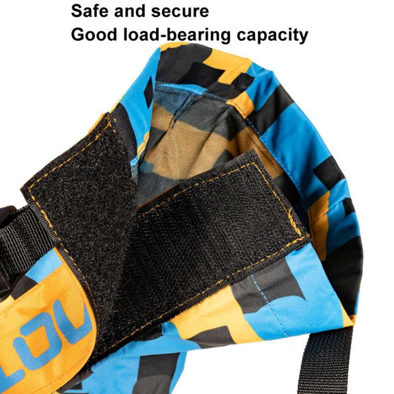 AOTU  AT8913 1pair Children Riding Skiing Water-resistant Calf Protectors Outdoor Sandproof Shoes Covers, Color: Blue Cat With Fleece L