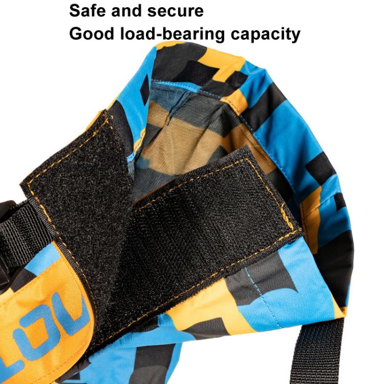AOTU  AT8913 1pair Children Riding Skiing Water-resistant Calf Protectors Outdoor Sandproof Shoes Covers, Color: Blue Cat With Fleece L