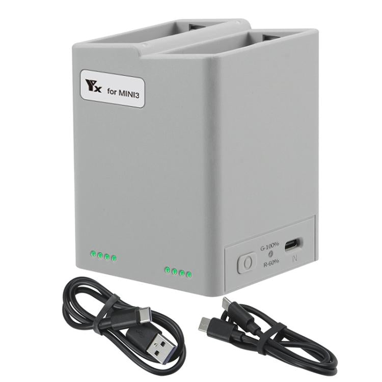 For DJI Mini 4 Pro / Mini 3 Pro / Mini 3 YX  Dual-Way Charger Battery Manager Without Plug - free shipping - PMC TechLife - Order now!