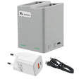 For DJI Mini 4 Pro / Mini 3 Pro / Mini 3 YX  Dual-Way Charger Battery Manager With 35W EU Plug - free shipping - PMC TechLife - Order now!