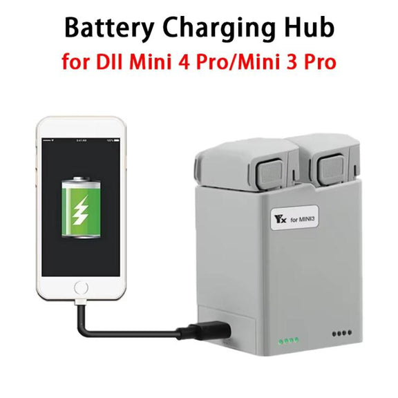 For DJI Mini 4 Pro / Mini 3 Pro / Mini 3 YX  Dual-Way Charger Battery Manager With 35W US Plug