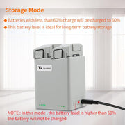 For DJI Mini 4 Pro / Mini 3 Pro / Mini 3 YX  Dual-Way Charger Battery Manager With 35W US Plug