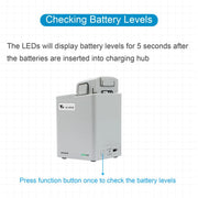 For DJI Mini 4 Pro / Mini 3 Pro / Mini 3 YX  Dual-Way Charger Battery Manager With 35W EU Plug
