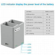 For DJI Mini 4 Pro / Mini 3 Pro / Mini 3 YX  Dual-Way Charger Battery Manager With 35W EU Plug