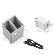 For DJI Mini 4 Pro / Mini 3 Pro / Mini 3 YX  Dual-Way Charger Battery Manager With 35W EU Plug