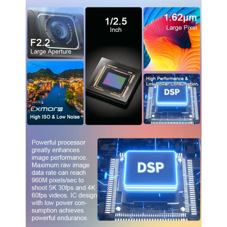 Ordro 3.5-Inch Large Screen 5K Video Recording Pocket Camera - free shipping - PMC Jewellery - Order now!
