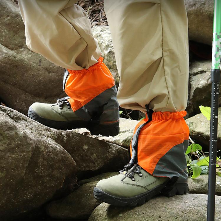 AOTU AT8917 1pair With Reflective Strip Outdoor Mountaineering Hiking Snowproof Footwear Desert Sandproof Shoe Covers(Black) - Mountaineering Outfit by AOTU | Online Shopping South Africa | PMC Jewellery | Buy Now Pay Later Mobicred