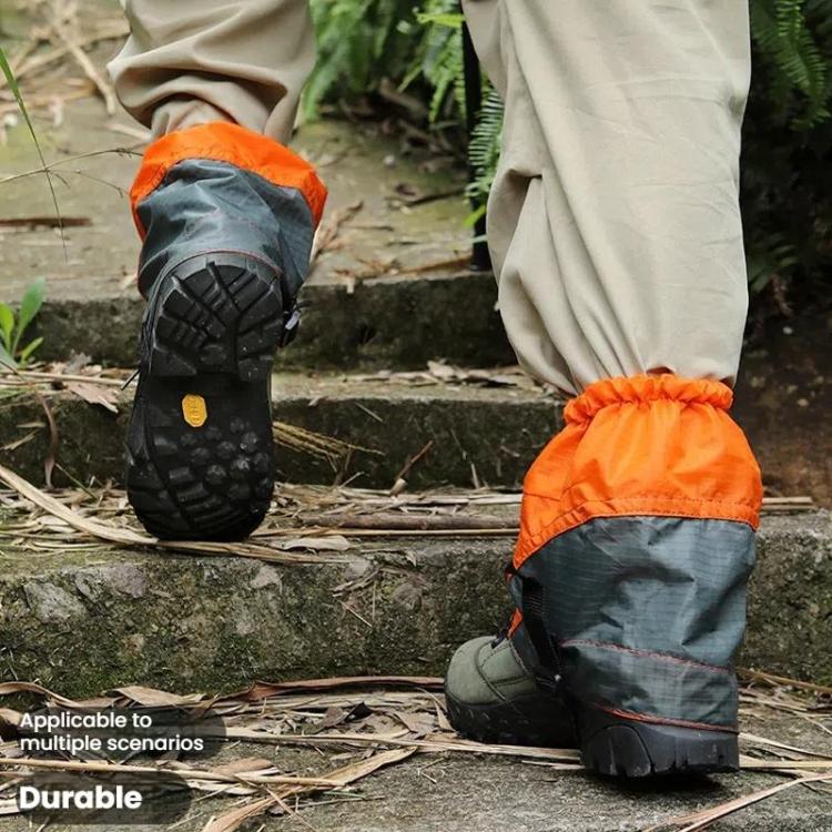 AOTU AT8917 1pair With Reflective Strip Outdoor Mountaineering Hiking Snowproof Footwear Desert Sandproof Shoe Covers(Orange) - Mountaineering Outfit by AOTU | Online Shopping South Africa | PMC TechLife | Buy Now Pay Later Mobicred