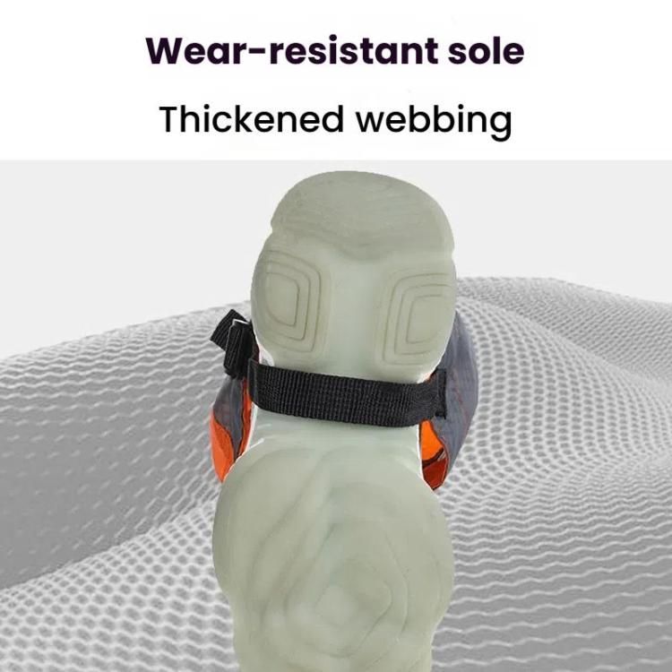 AOTU AT8917 1pair With Reflective Strip Outdoor Mountaineering Hiking Snowproof Footwear Desert Sandproof Shoe Covers(Orange) - Mountaineering Outfit by AOTU | Online Shopping South Africa | PMC TechLife | Buy Now Pay Later Mobicred