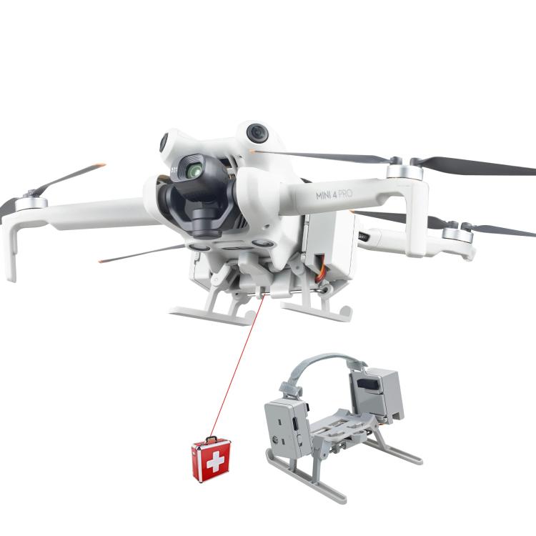 For DJI Mini 4 Pro Airdrop System USB Charging Thrower(Light Gray) - free shipping - PMC Jewellery - Order now!