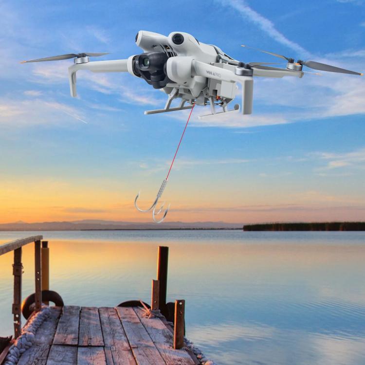 For DJI Mini 4 Pro Airdrop System USB Charging Thrower(Light Gray) - free shipping - PMC Jewellery - Order now!