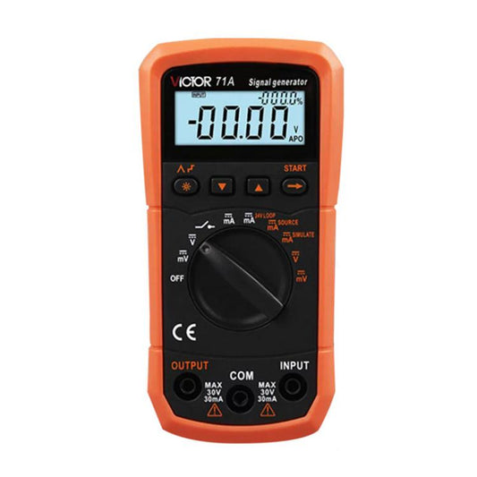 Victor Output Current Voltage Process Signal Source Multimeter, Model: VC71A - free shipping - PMC Jewellery - Order now!